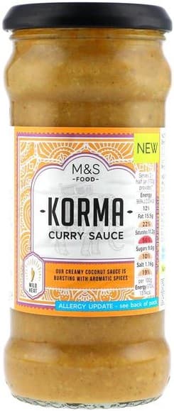 Marks & Spencer Sos Korma