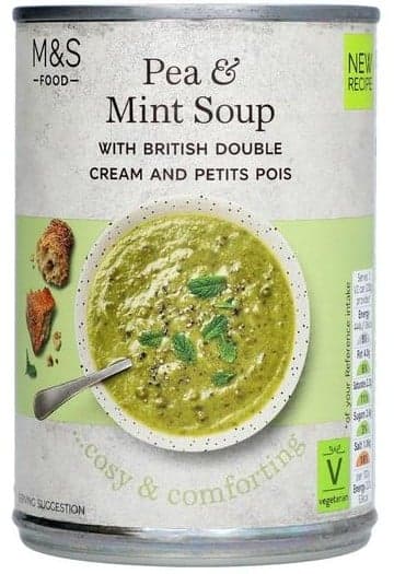 Marks & Spencer Supa de mazare cu menta