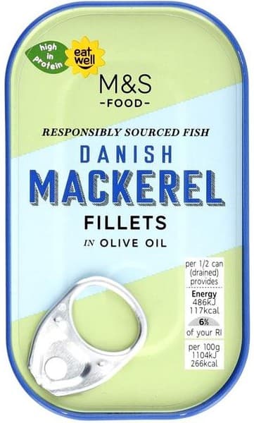 Marks & Spencer File de macrou danez in ulei de masline (26%)
