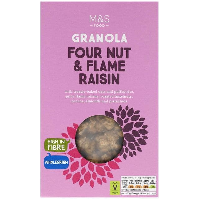 Marks & Spencer Granola Four Nut & Flame Raisin