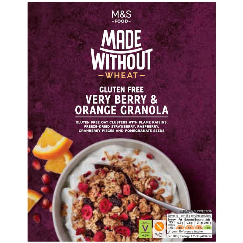 Marks & Spencer Granola fara gluten cu fructe