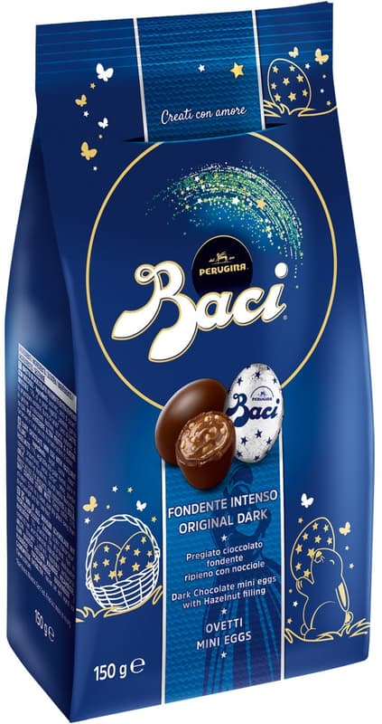 Baci Mini Oua de ciocolata neagra