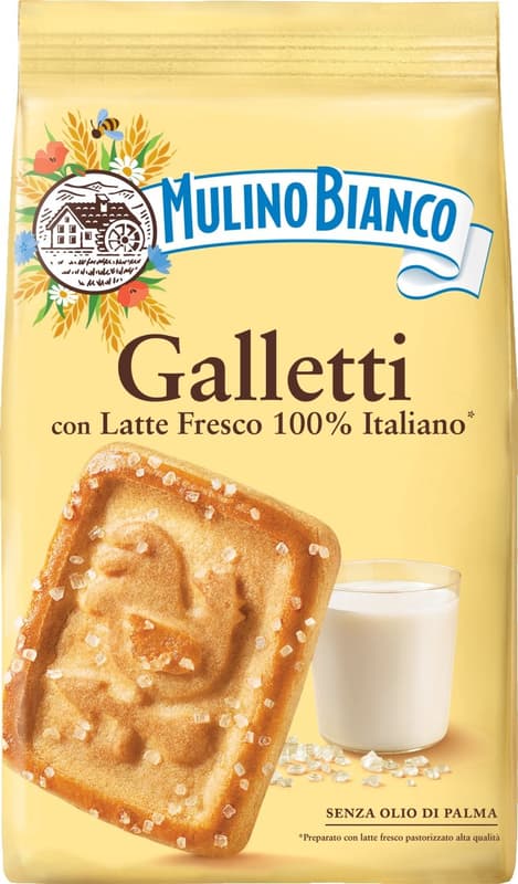 Mulino Bianco Galletti Milk Biscuits