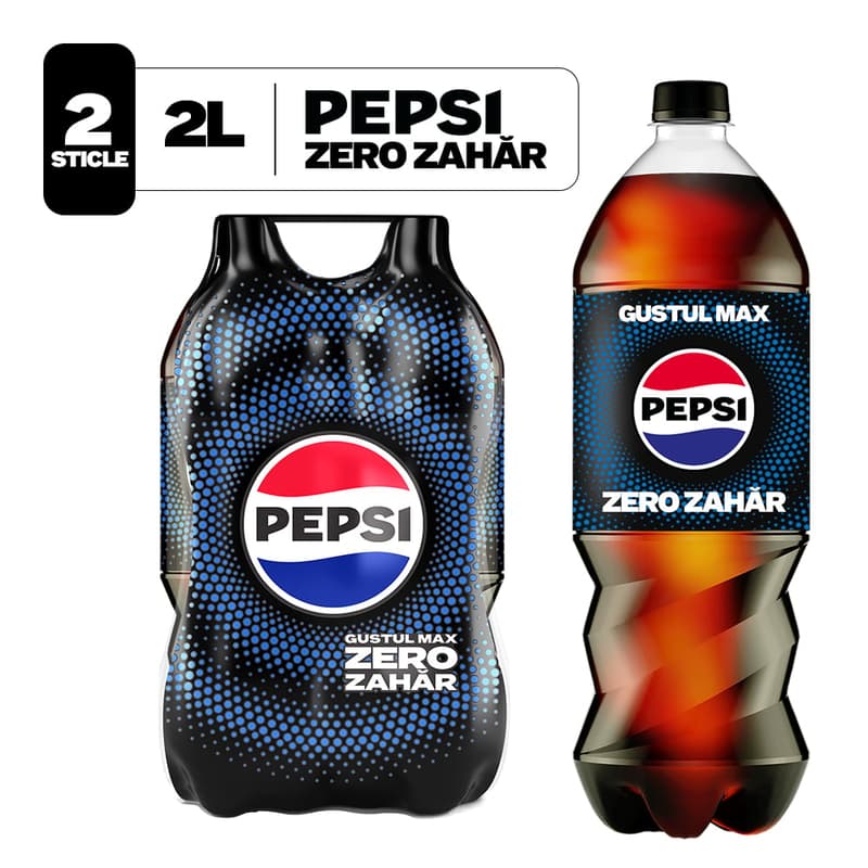 Pepsi Cola Carbonated Drink Zero Sugar 2 pack pet