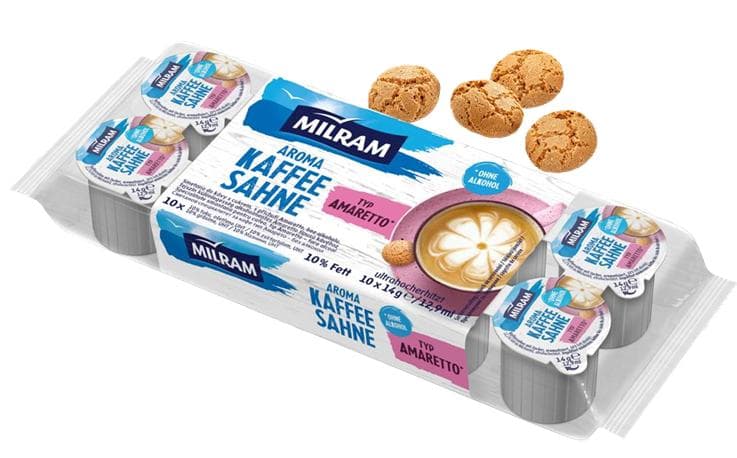Milram Lapte de cafea amaretto (10X14g)