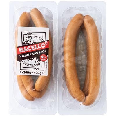 Dacello Crenvursti vienezi 2x200g