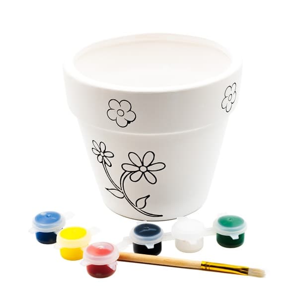 Colorarte Set creatie ceramica pentru pictat, ghiveci