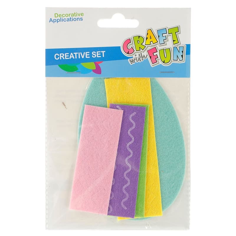 Craft with Fun Accessories Creating Felt Egg Easter