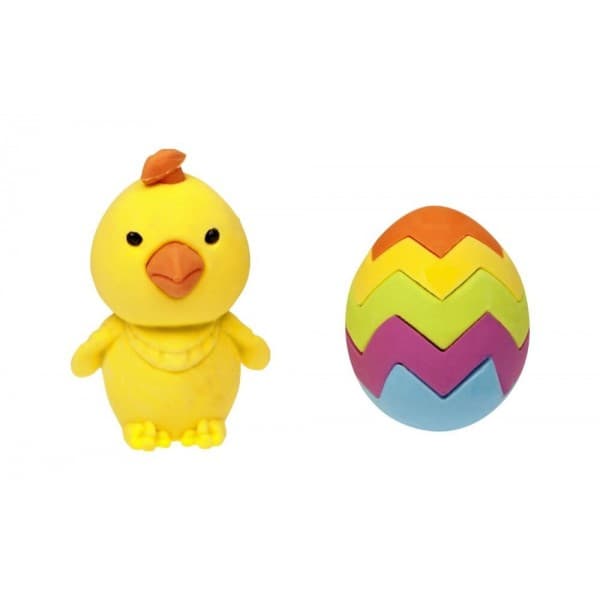 Trendhaus Eraser, egg Pasta and chicken, set of 2 pcs