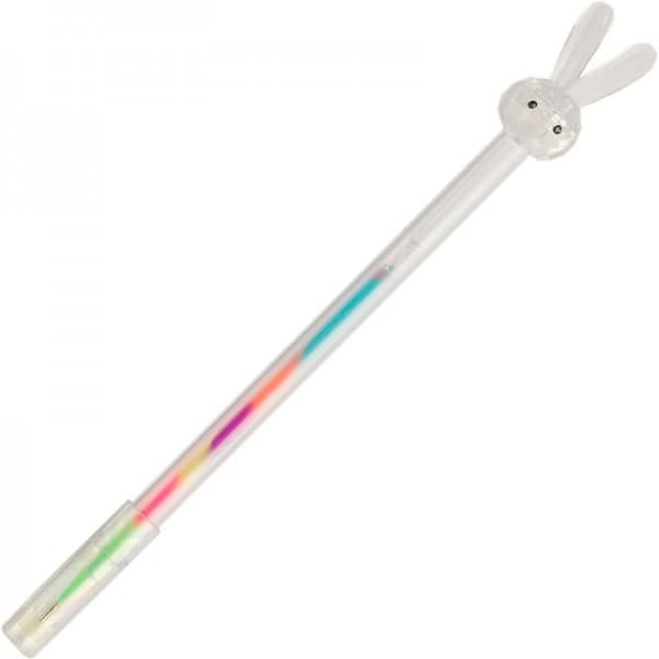 Pix cu gel model Iepure, 0.8mm, neon multicolor