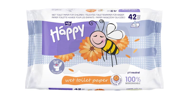 Happy Marigolds Wet Toilet Paper