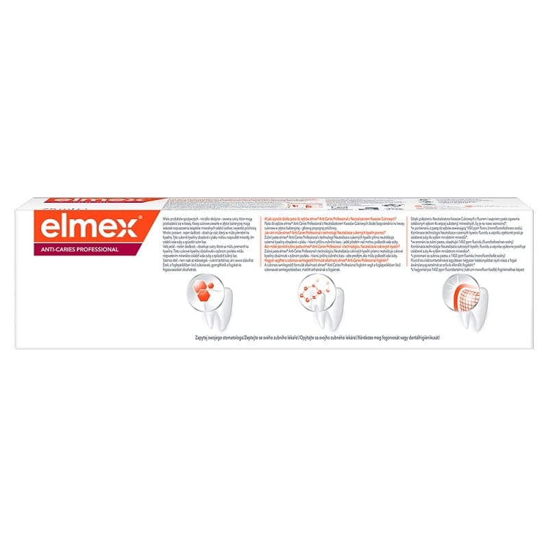 ELMEX PASTA DINTI ANTI CARIES PROFESSIONAL 75ML