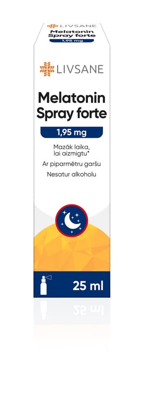 LIVSANE MELATONINA SPRAY FORTE 1.95MG 25 ML