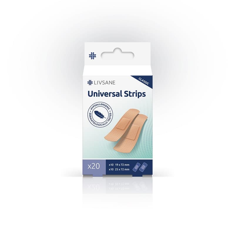 LIVSANE CLASIC PLASTURI UNIVERSALI 20 DE BUCATI