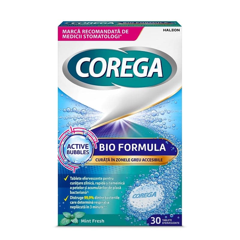 COREGA TABS BIOFORMULA 3D 30 TABLETE