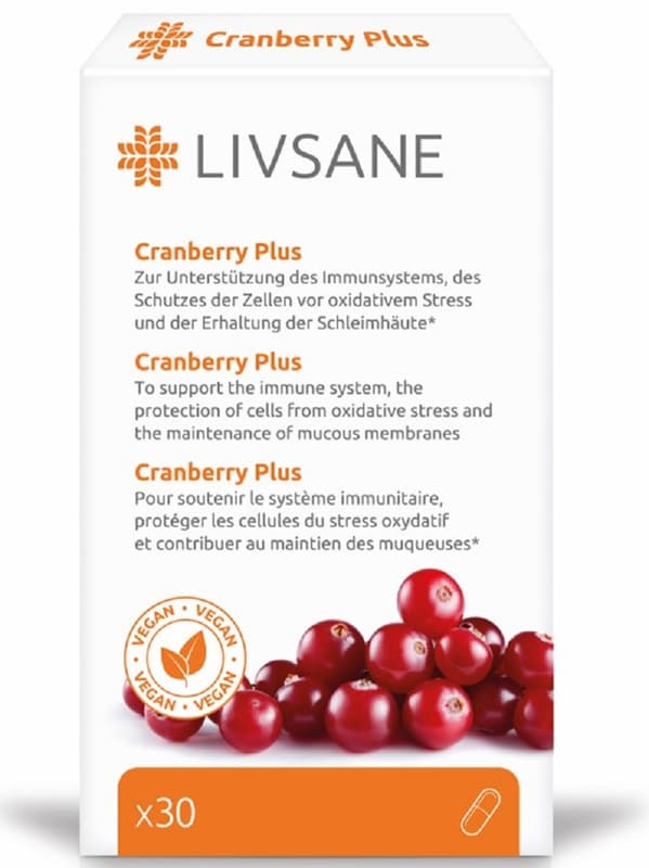 LIVSANE CRANBERRY PLUS 30 CAPSULE