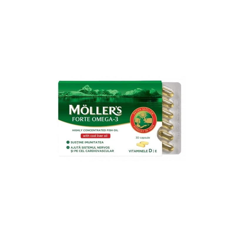 MOLLERS FORTE OMEGA 3+COD LIVER OIL X 30 NOU