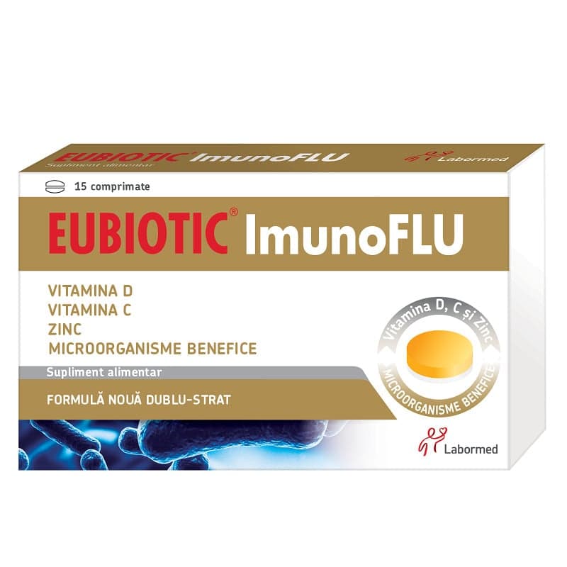 LABORMED EUBIOTIC IMUNOFLU 15 COMPRIMATE