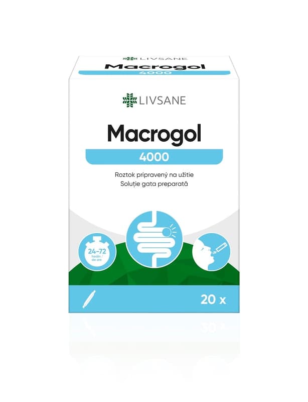 LIVSANE MACROGOL 4000 20 PLICURI