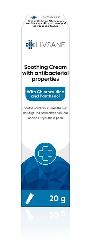 LIVSANE CREMA CALMANTA CU PROPRIETATI ANTI-BACTERIENE 20 G