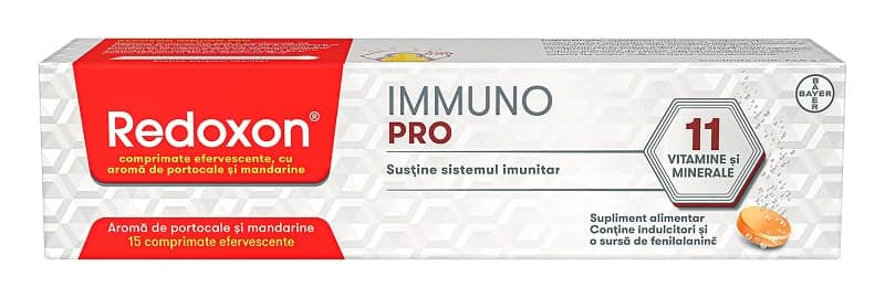 REDOXON IMMUNO PRO 15 COMPRIMATE EFERVESCENTE