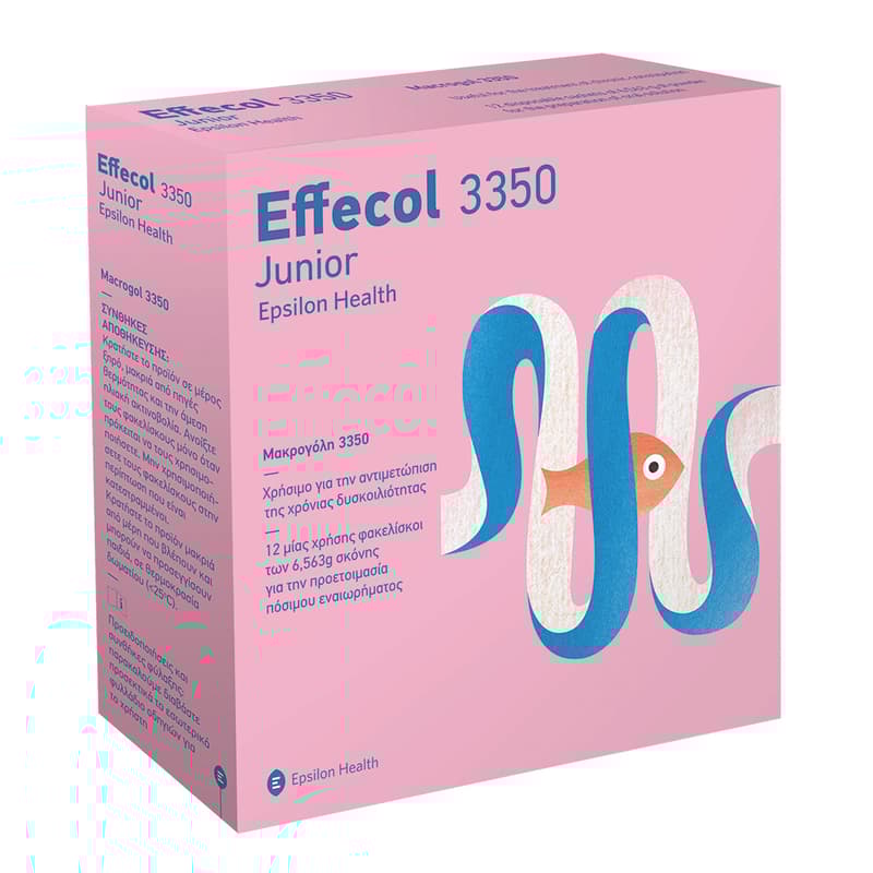 EFFECOL 3350 JUNIOR EPSILON HEALTH 12 SACHETS