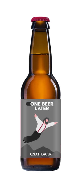 One Beer Later Lager Bere ceha artizanala