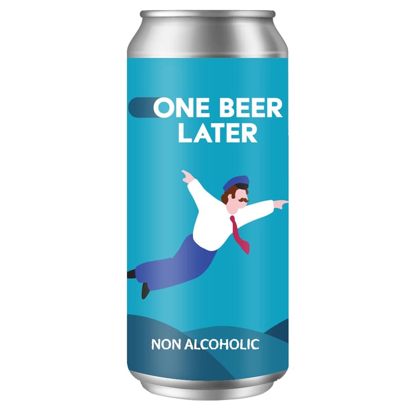 One Beer Later IPA Bere Fara alcool artizanala