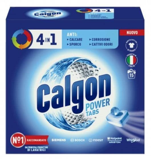 Calgon 4in1 Anticalcar tablete, 15 spalari