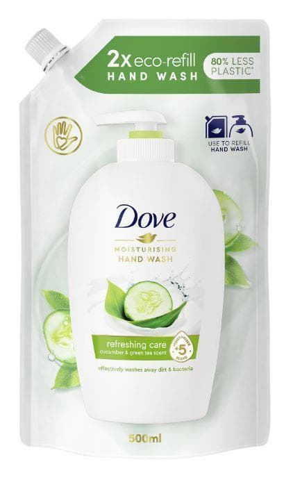Dove Go Fresh Rezerva sapun lichid, castravete