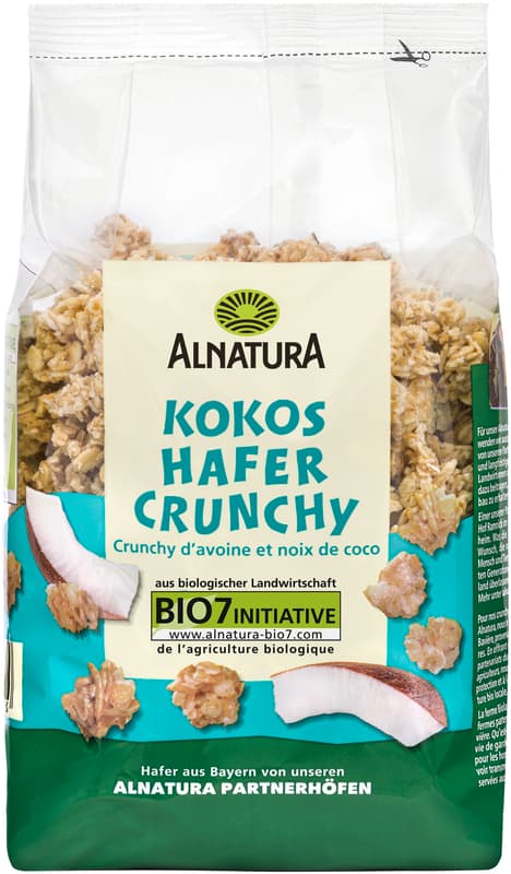 Alnatura ECO Musli crocant de ovaz cu chips de cocos deshidratat