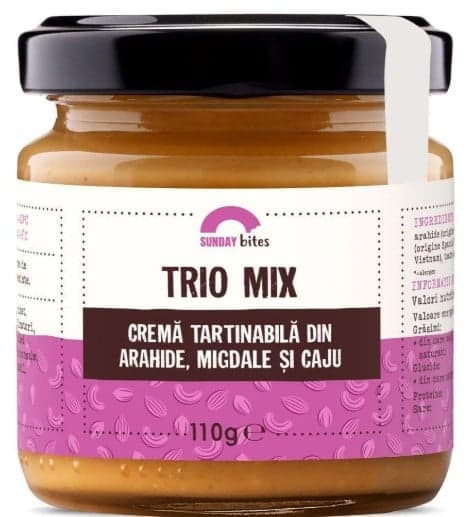 Sunday bites Trio Mix Peanut, Almond & Cashew Cream