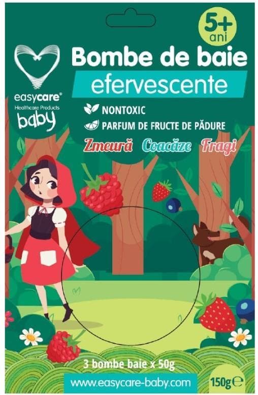 Easycare Baby Berries Effervescent Bath Bombs for Kids