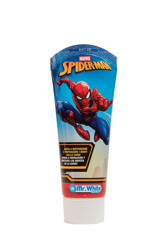 Mr. White Spiderman Toothpaste for Kids