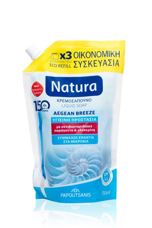 Natura Aegean Breeze Sapun lichid rezerva