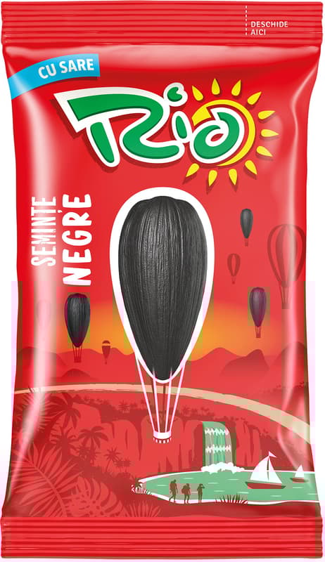 Rio sunflower black salted seeds