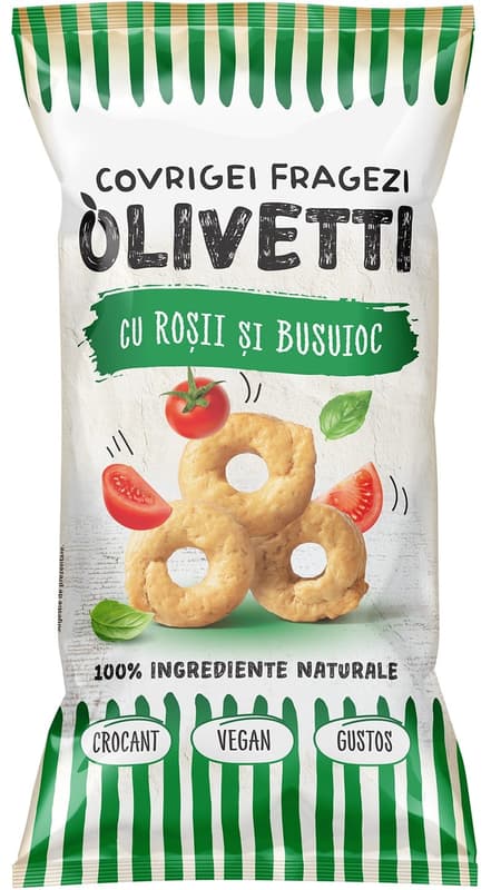 Olivetti Covrigei cu rosii si busuioc