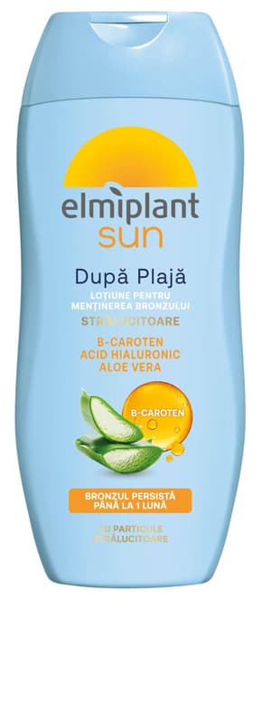 Elmiplant Lotiune stralucitoare dupa plaja pentru mentinerea bronzului