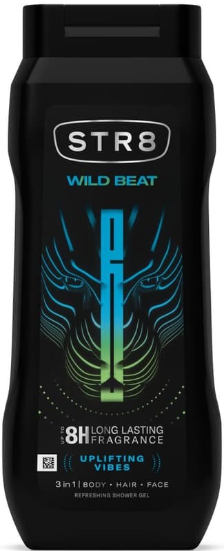 str8 sh gel wild beat 400ml