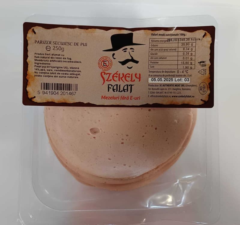 Szekely Falat Parizer pui feliat
