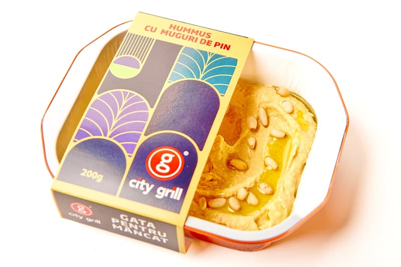 City Grill Hummus cu muguri de pin