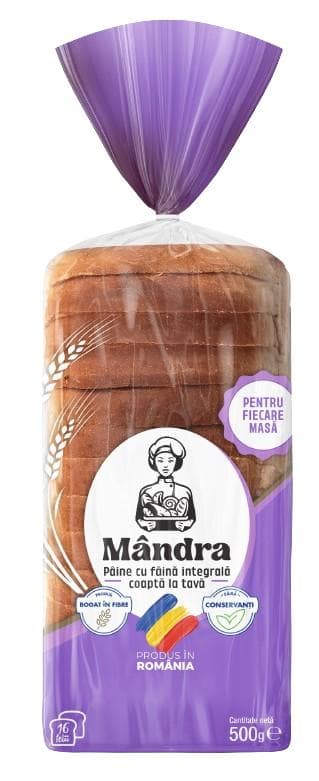 Mandra Paine cu faina integrala