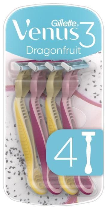 Gillette Venus 3 Dragonfruit Aparate de ras de unica folosinta