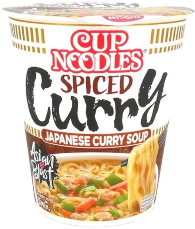 Nissin Taitei ramen curry picant