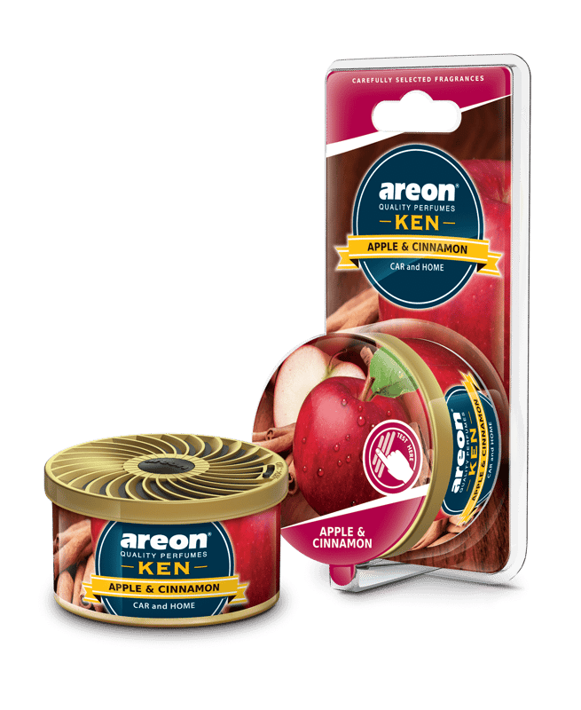 Areon Car Gel Air Freshener, Apple & Cinnamon