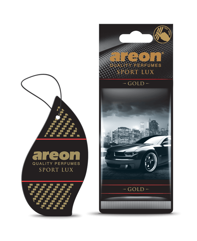 Areon Car Air Freshener, Sport Lux Gold