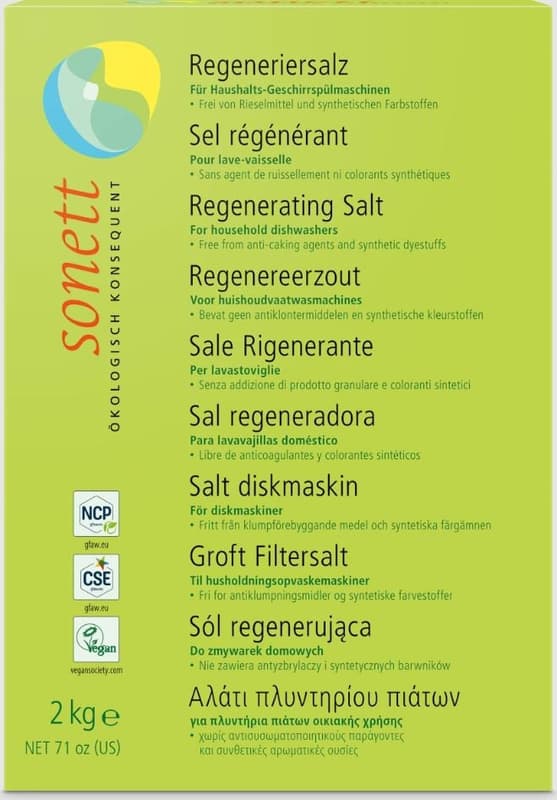 Sonett ECO Sare regeneranta pentru masina de spalat vase