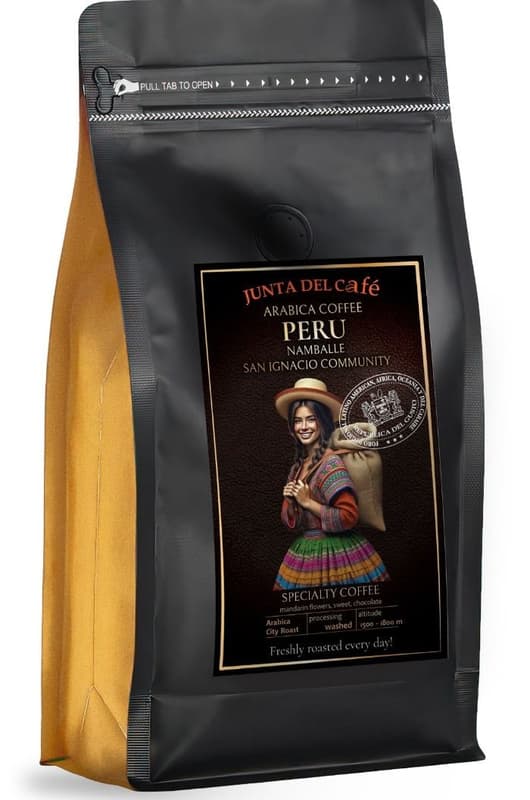 Junta del Cafe Peru Namballe San Ignacio Cafea boabe