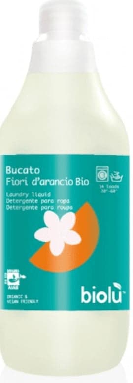 Biolu ECO Liquid Detergent for White and Coloured Laundry - Orange