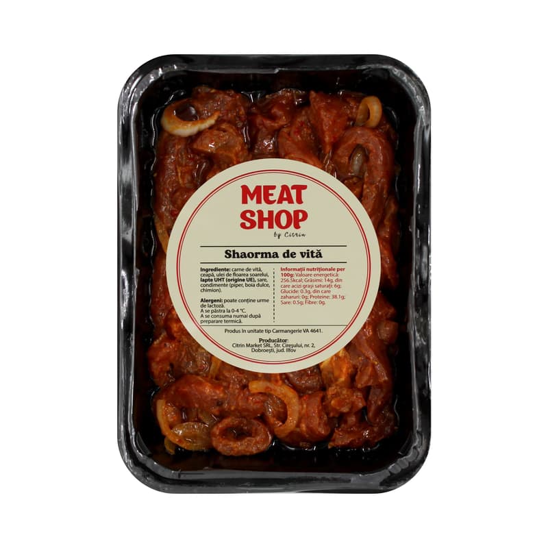 Meat Shop Fasii de vita pentru shaorma